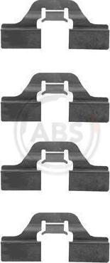 A.B.S. 1211Q - Accessory Kit for disc brake Pads autospares.lv