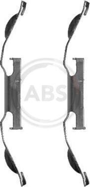 A.B.S. 1221Q - Accessory Kit for disc brake Pads autospares.lv