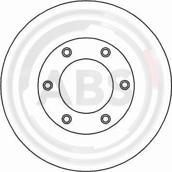 A.B.S. 17015 - Brake Disc autospares.lv