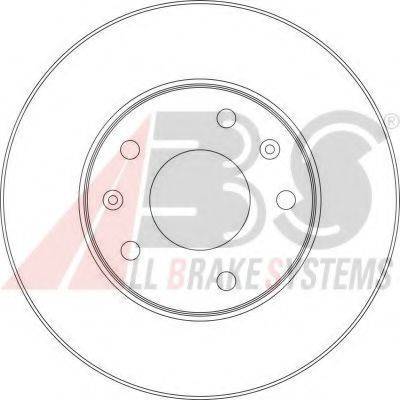 A.B.S. 17011 OE - Brake Disc autospares.lv