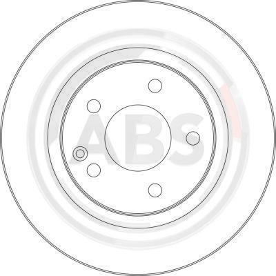 A.B.S. 17365 - Brake Disc autospares.lv