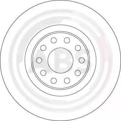 A.B.S. 17243 - Brake Disc autospares.lv