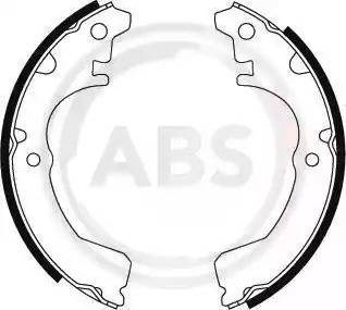 A.B.S. 8548 - Brake Shoe Set autospares.lv