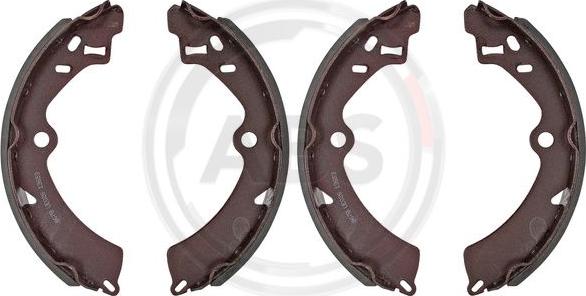 A.B.S. 8678 - Brake Shoe Set autospares.lv