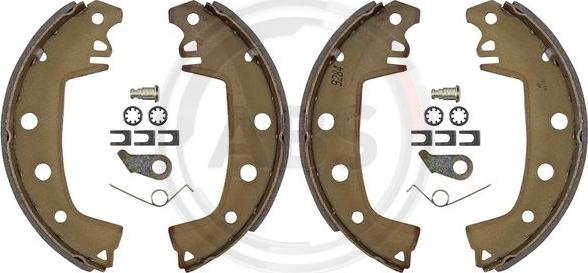 A.B.S. 8110 - Brake Shoe Set autospares.lv