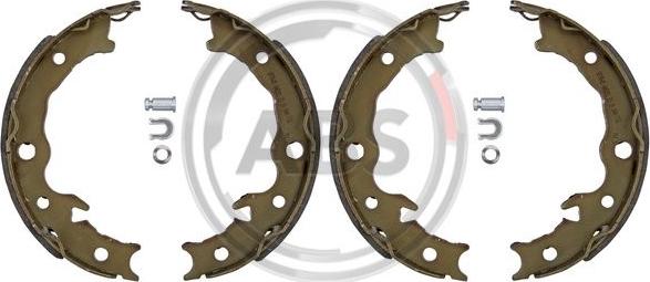 A.B.S. 8875 - Brake Shoe Set autospares.lv