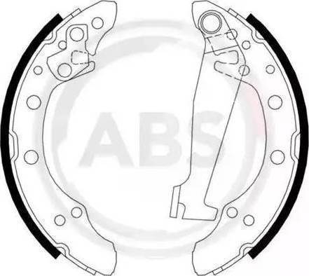 RIDER RD.2638.GS8526 - Brake Shoe Set autospares.lv