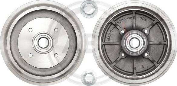 A.B.S. 3439-SC - Brake Drum autospares.lv