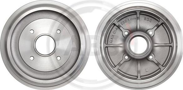 A.B.S. 3439-S - Brake Drum autospares.lv