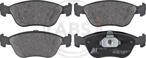 A.B.S. 35044 - Brake Pad Set, disc brake autospares.lv