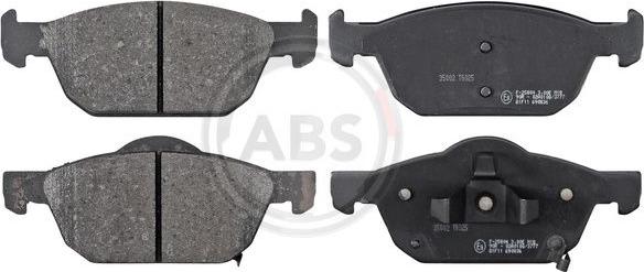 A.B.S. 35002 - Brake Pad Set, disc brake autospares.lv