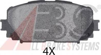 A.B.S. 35015 OE - Brake Pad Set, disc brake autospares.lv