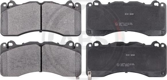 A.B.S. 35181 - Brake Pad Set, disc brake autospares.lv