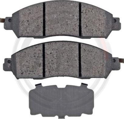 A.B.S. 35128 - Brake Pad Set, disc brake autospares.lv