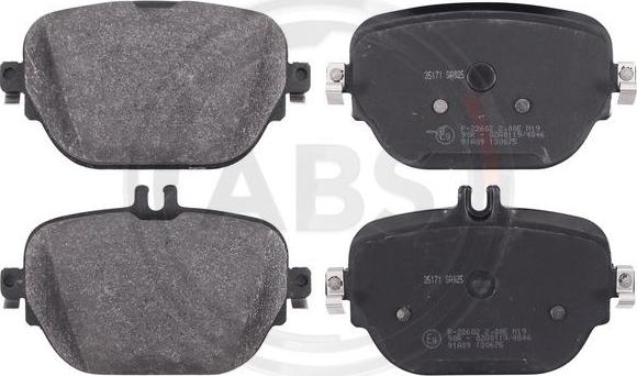 A.B.S. 35171 - Brake Pad Set, disc brake autospares.lv