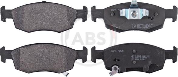 A.B.S. 35346 - Brake Pad Set, disc brake autospares.lv