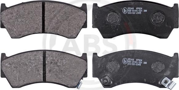 A.B.S. 35368 - Brake Pad Set, disc brake autospares.lv