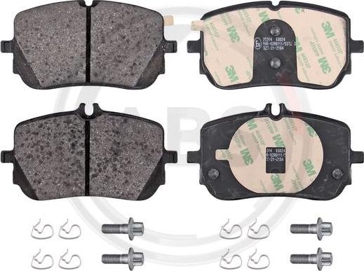 A.B.S. 35314 - Brake Pad Set, disc brake autospares.lv