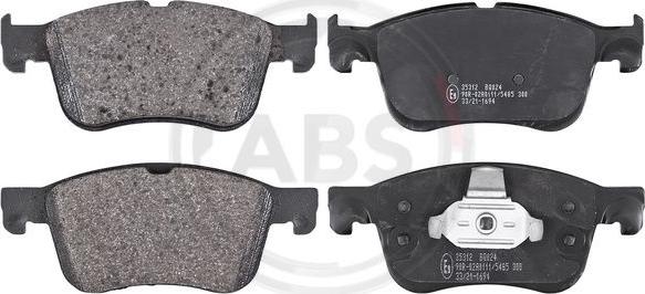 A.B.S. 35312 - Brake Pad Set, disc brake autospares.lv