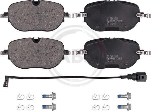 A.B.S. 35336 - Brake Pad Set, disc brake autospares.lv