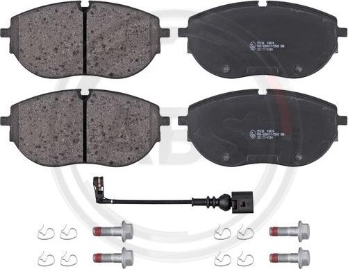 A.B.S. 35338 - Brake Pad Set, disc brake autospares.lv