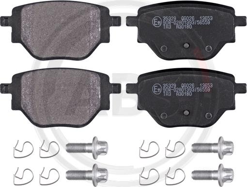 A.B.S. 35329 - Brake Pad Set, disc brake autospares.lv