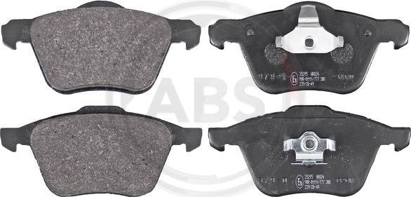 A.B.S. 35295 - Brake Pad Set, disc brake autospares.lv