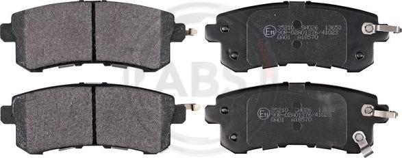 A.B.S. 35210 - Brake Pad Set, disc brake autospares.lv