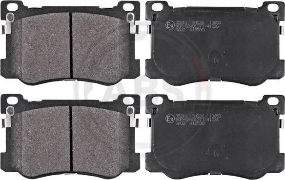 A.B.S. 35211 - Brake Pad Set, disc brake autospares.lv