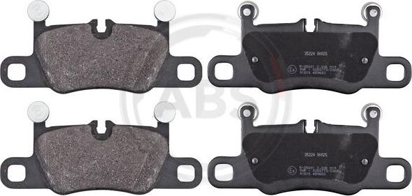 A.B.S. 35224 - Brake Pad Set, disc brake autospares.lv