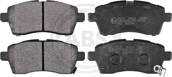 A.B.S. 35227 - Brake Pad Set, disc brake autospares.lv