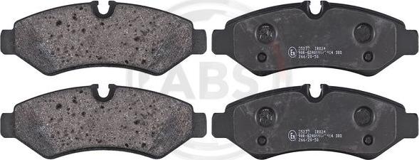 A.B.S. 35277 - Brake Pad Set, disc brake autospares.lv