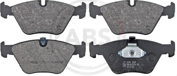 A.B.S. 36998 - Brake Pad Set, disc brake autospares.lv