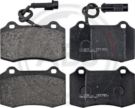 A.B.S. 36946 - Brake Pad Set, disc brake autospares.lv