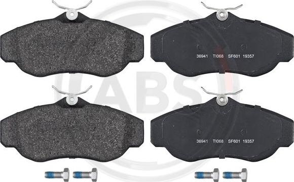 A.B.S. 36941 - Brake Pad Set, disc brake autospares.lv