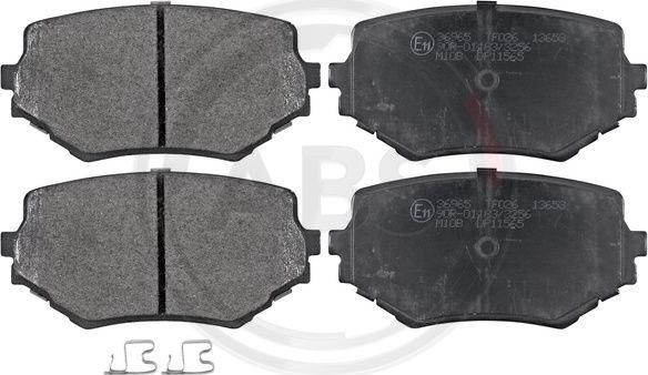 A.B.S. 36965 - Brake Pad Set, disc brake autospares.lv