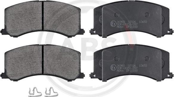 A.B.S. 36960 - Brake Pad Set, disc brake autospares.lv
