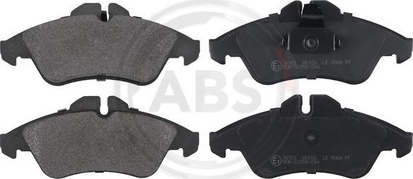 A.B.S. 36901 - Brake Pad Set, disc brake autospares.lv
