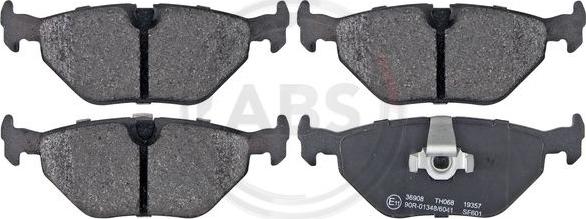 A.B.S. 36908 - Brake Pad Set, disc brake autospares.lv
