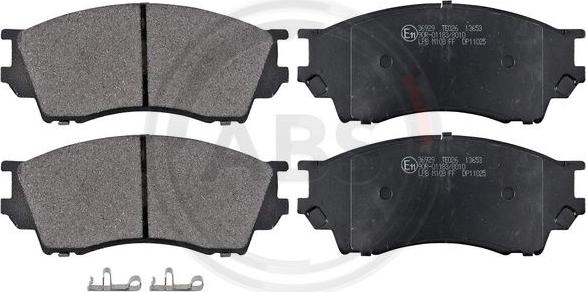 A.B.S. 36929 - Brake Pad Set, disc brake autospares.lv