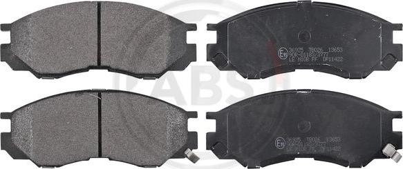 A.B.S. 36925 - Brake Pad Set, disc brake autospares.lv