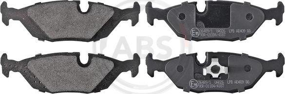 A.B.S. 36489/1 - Brake Pad Set, disc brake autospares.lv