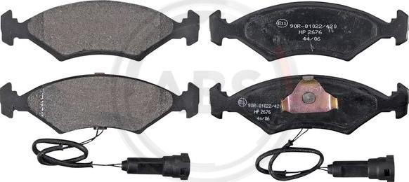 A.B.S. 36485 - Brake Pad Set, disc brake autospares.lv