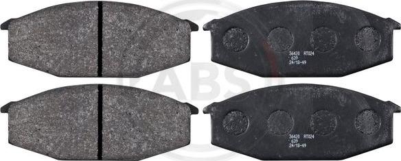 A.B.S. 36420 - Brake Pad Set, disc brake autospares.lv