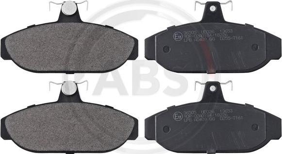A.B.S. 36505 - Brake Pad Set, disc brake autospares.lv