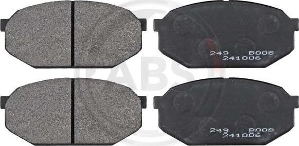 A.B.S. 36511 - Brake Pad Set, disc brake autospares.lv