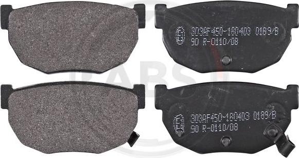 A.B.S. 36586 - Brake Pad Set, disc brake autospares.lv