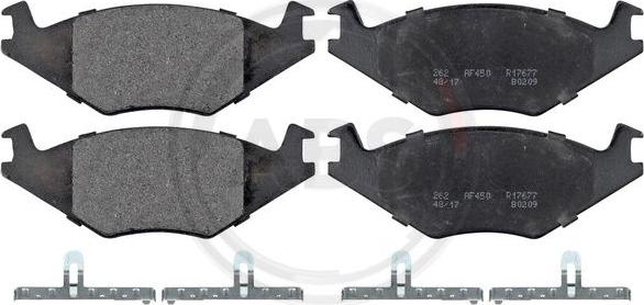 A.B.S. 36539 - Brake Pad Set, disc brake autospares.lv