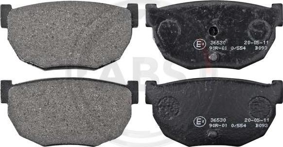 A.B.S. 36530 - Brake Pad Set, disc brake autospares.lv