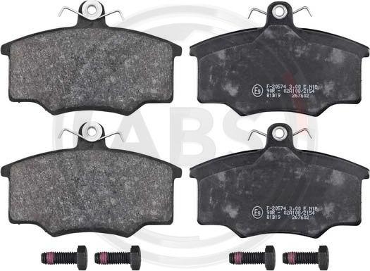 A.B.S. 36532 - Brake Pad Set, disc brake autospares.lv